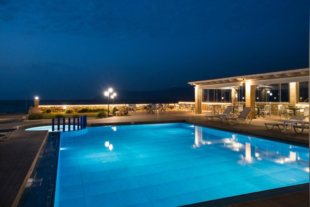 Captain'S Beach Apartments Kíssamos Exterior foto